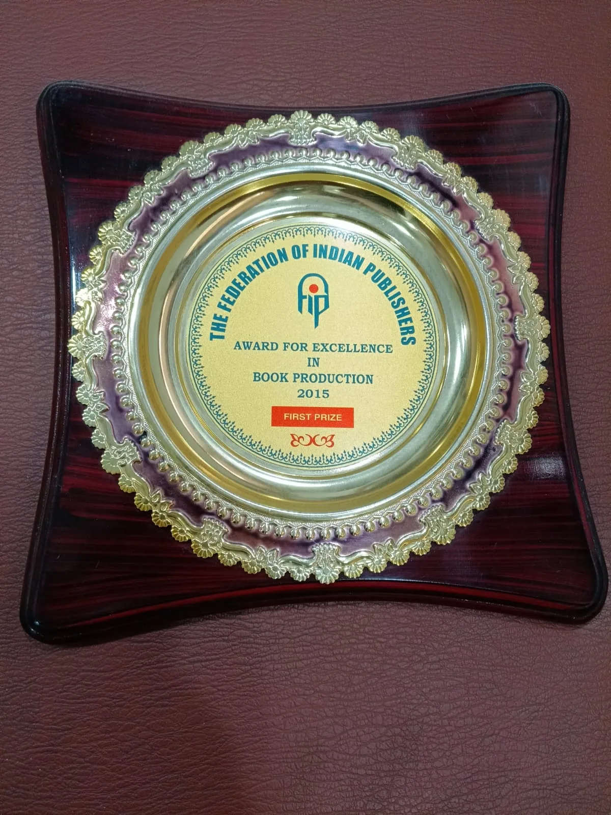 FIP First Prize for Excellence in Book Production 2015